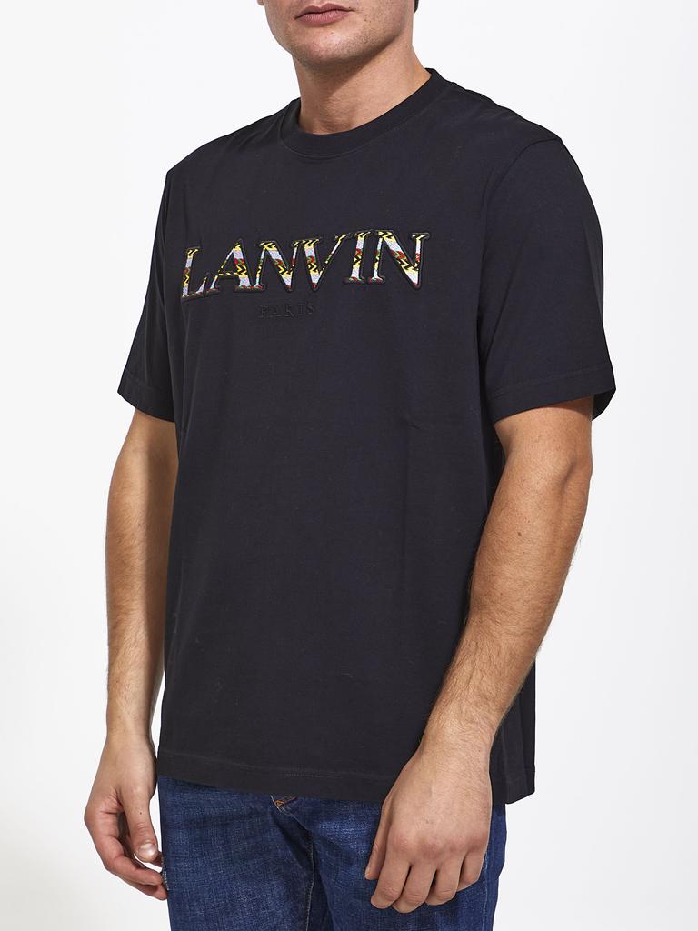 商品Lanvin|Curb black t-shirt,价格¥2576,第4张图片详细描述