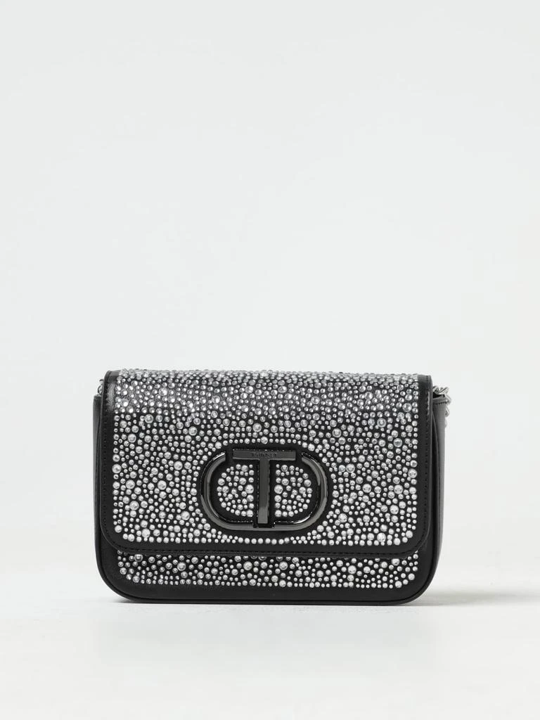 商品TWINSET|Twinset bag in synthetic leather with rhinestones,价格¥861,第1张图片