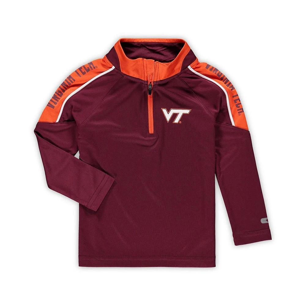 商品Colosseum|Toddler Boys Maroon Virginia Tech Hokies Windshirt Quarter-Zip Jacket,价格¥164,第1张图片