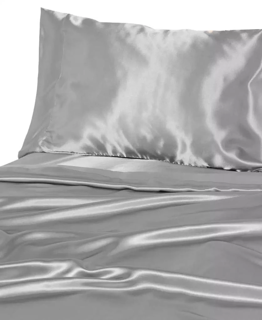商品Beatrice Home Fashions|Luxurious Satin 4-Pc. Sheet Set, King,价格¥328,第1张图片