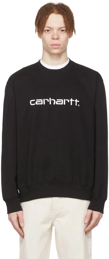 商品Carhartt WIP|Black Cotton Sweatshirt,价格¥341,第1张图片