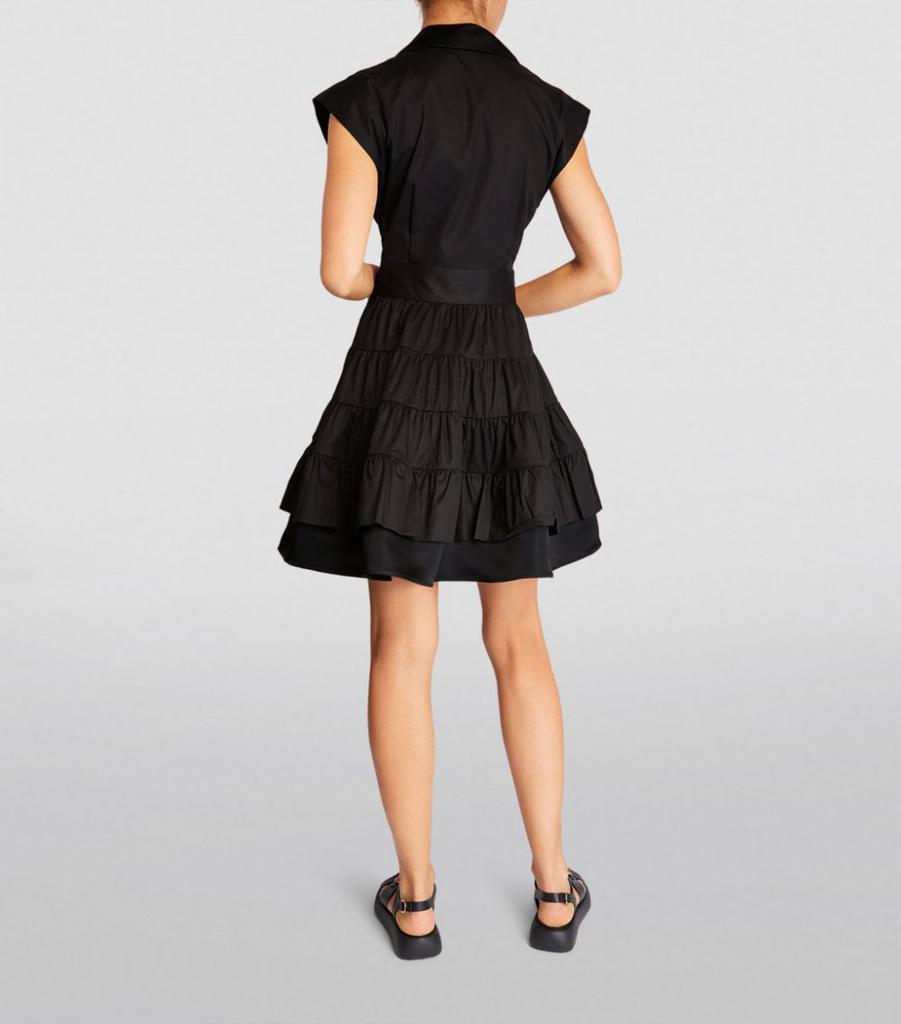 Cotton Ruffled Mini Dress商品第3张图片规格展示