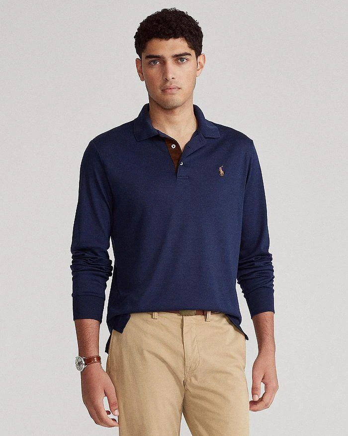 商品Ralph Lauren|Classic Fit Soft Cotton Long-Sleeve Polo Shirt,价格¥515,第1张图片