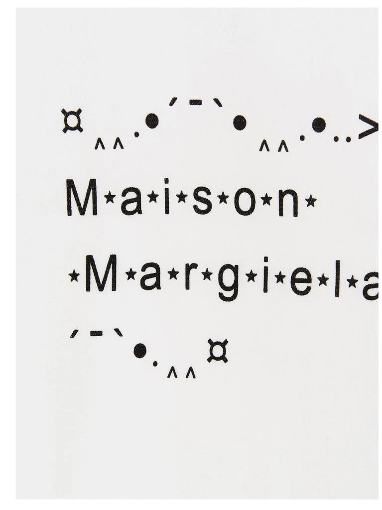 商品MAISON MARGIELA|Maison Margiela Logo Printed Crewneck T-Shirt,价格¥1291,第4张图片详细描述