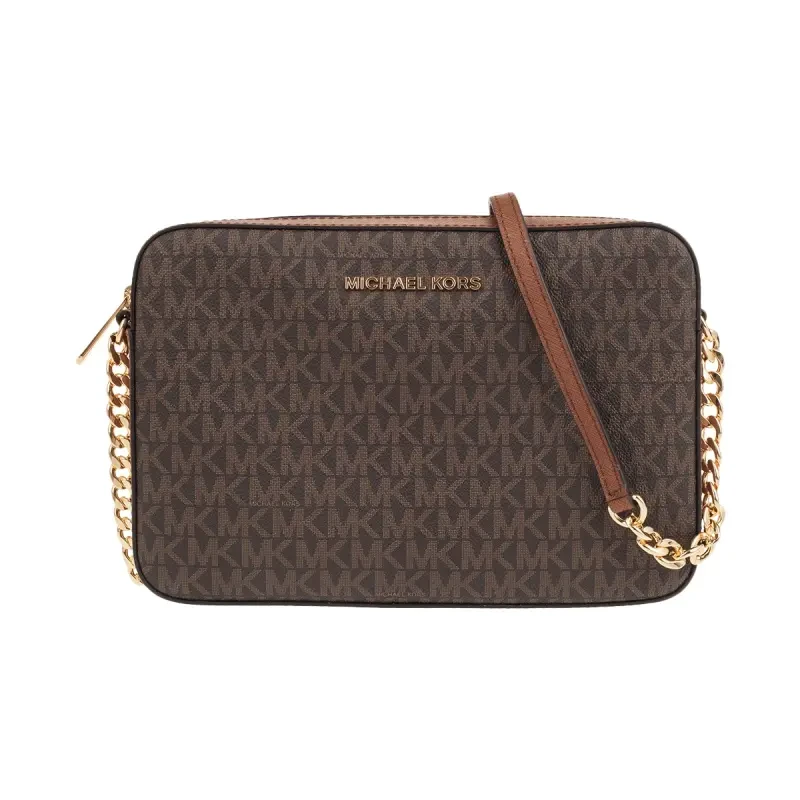 Michael Kors 女包MK大号女士牛皮革单肩斜挎小方包 香港直邮 商品