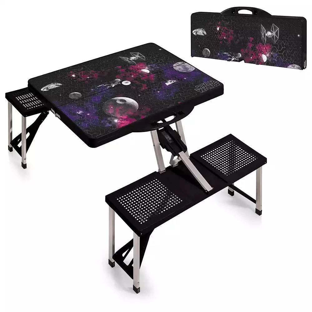 商品Disney|Death Star - Picnic Table Sport Portable Folding Table with Seats,价格¥1228,第4张图片详细描述