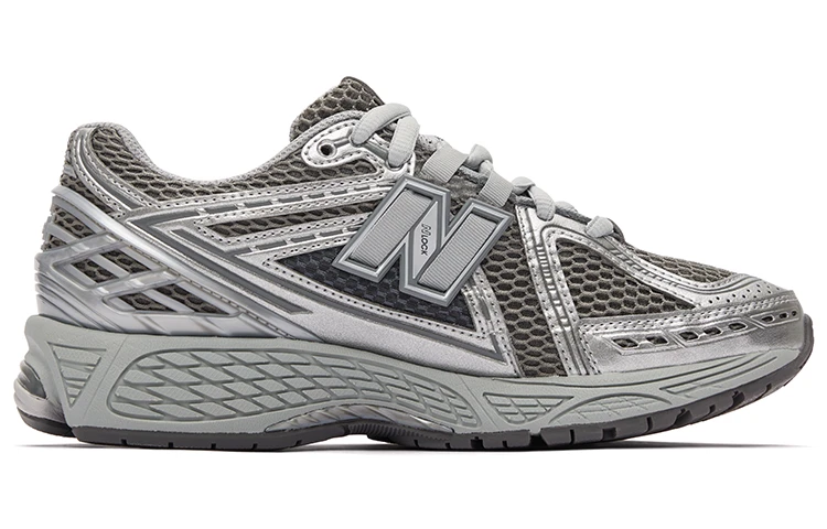 商品[国内直发] New Balance|[预售3天]NB 1906R Y2K 情侣款  裸眼3D  时尚运动舒适 低帮跑步鞋 男女同款 银灰,价格¥690,第4张图片详细描述