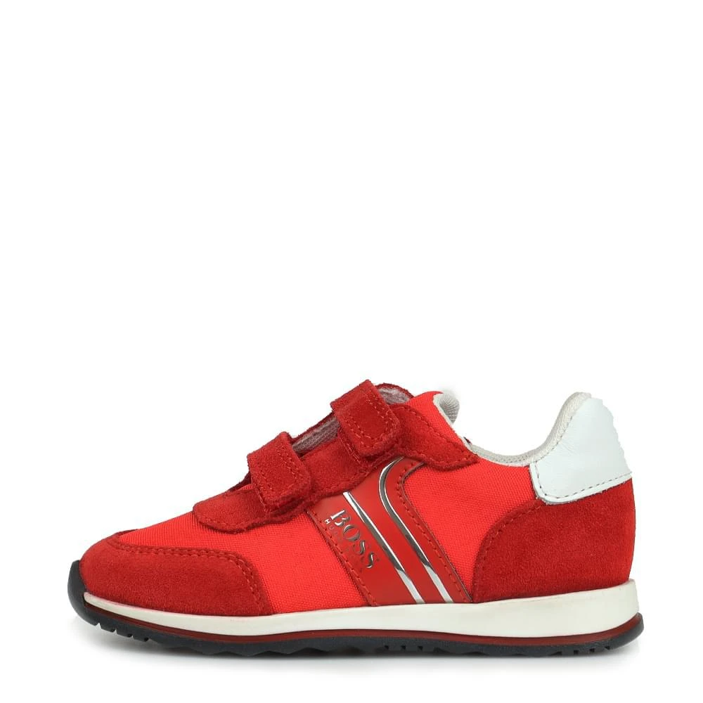 商品Hugo Boss|Bright Red Infant Trainers,价格¥979,第1张图片