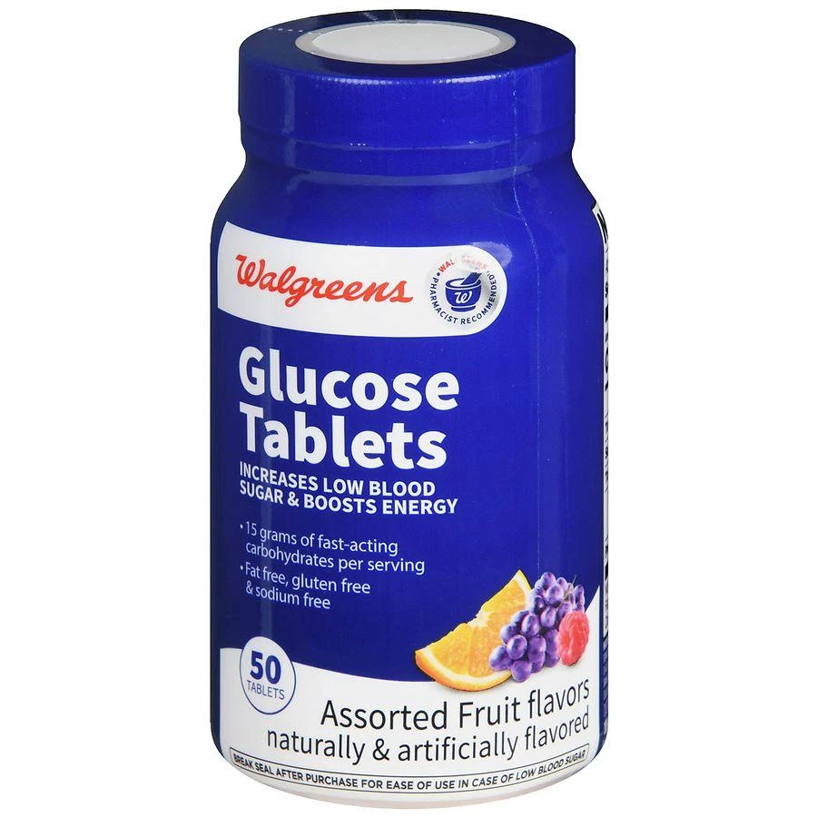 商品Walgreens|Glucose Tablets Assorted Fruit,价格¥59,第1张图片