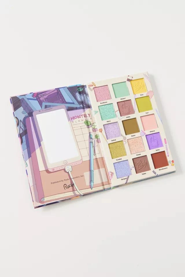 商品Rude Cosmetics|Rude Cosmetics Manga Collection Pressed Pigment & Shadow Palette,价格¥150,第2张图片详细描述