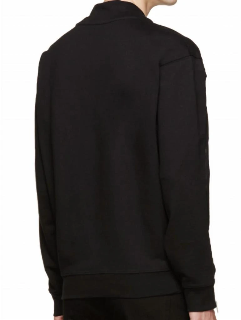 商品Alexander McQueen|Men Single Zip Sweatshirt In Black,价格¥1525,第5张图片详细描述