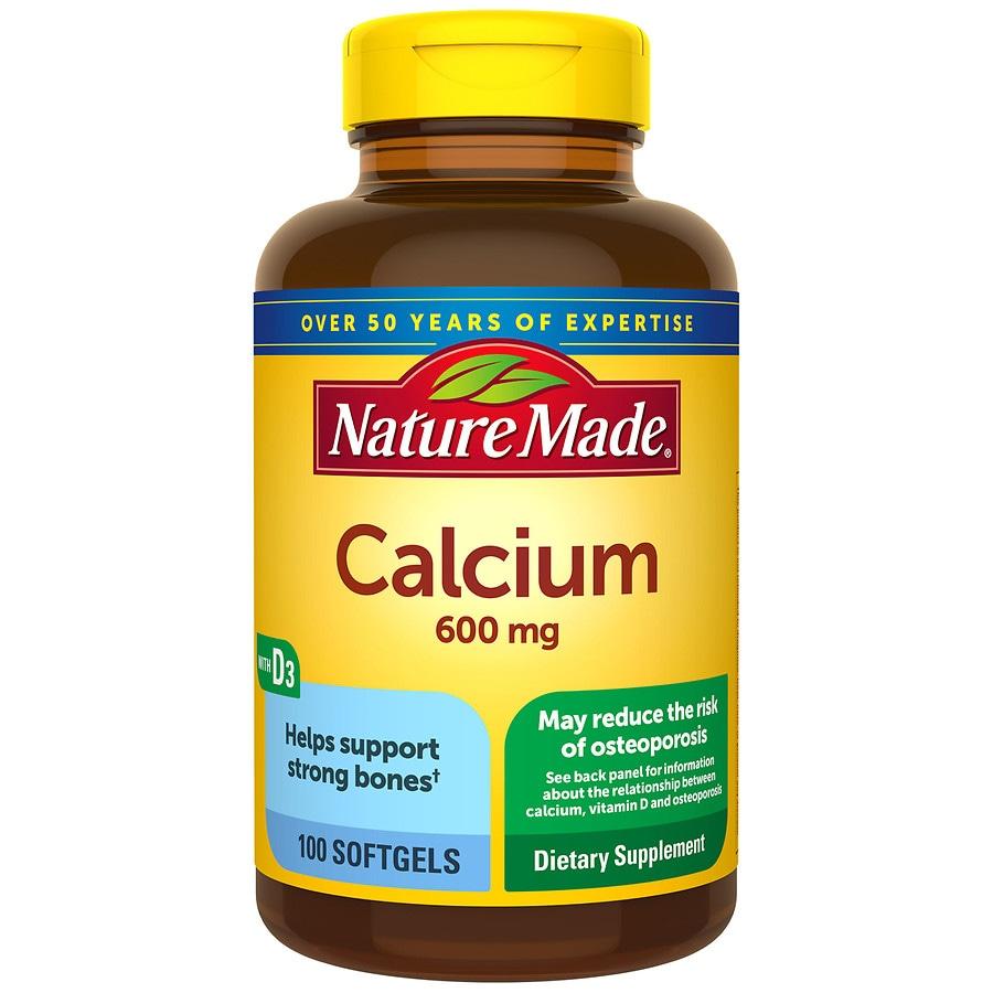 Nature Made | Calcium 600 mg with Vitamin D3 Softgels 146.36元 商品图片