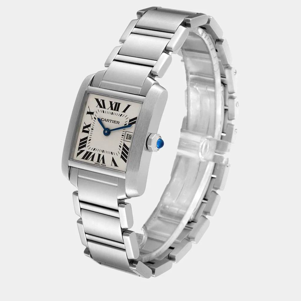 商品[二手商品] Cartier|Cartier Tank Francaise Midsize Silver Dial Steel Ladies Watch W51011Q3 25.0 X 30.0 mm,价格¥29263,第3张图片详细描述