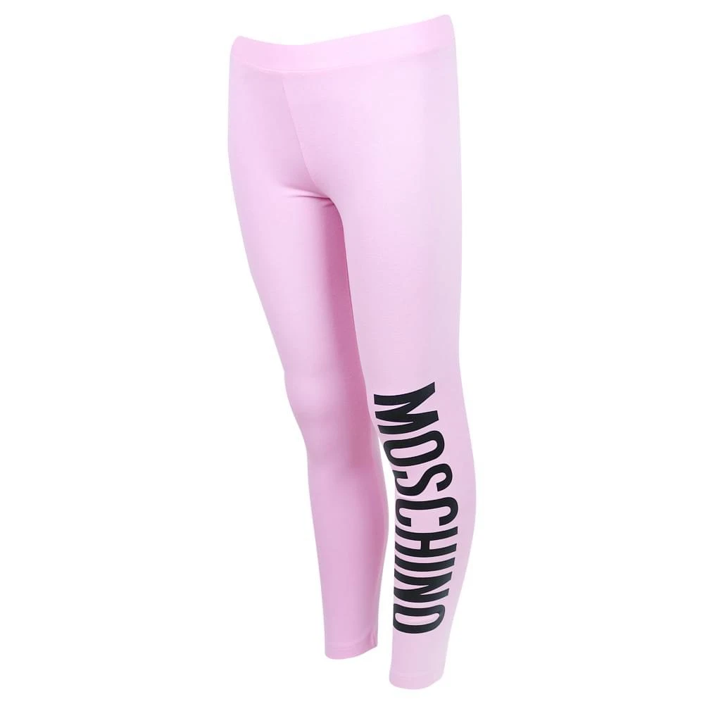 商品Moschino|Pink Logo Print Leggings,价格¥169,第1张图片