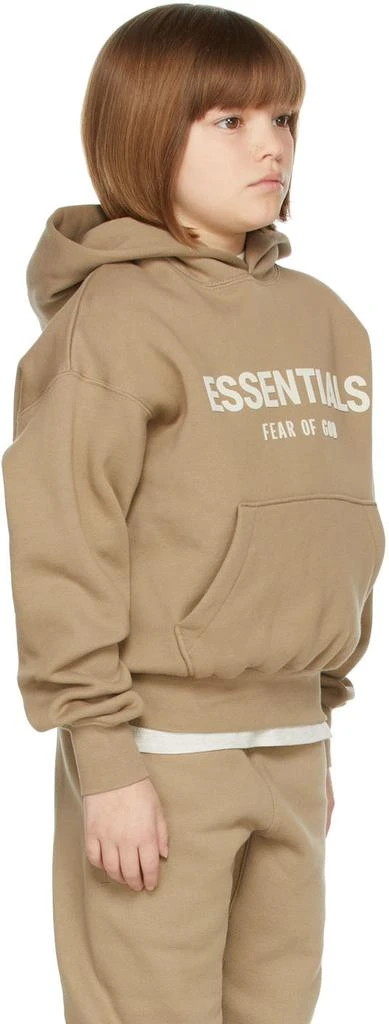 商品Essentials|Kids Tan Fleece Hoodie,价格¥325,第3张图片详细描述