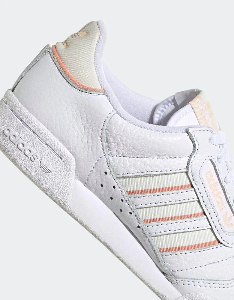 商品Adidas|adidas Originals continental 80s trainer in white and orange,价格¥813,第2张图片详细描述