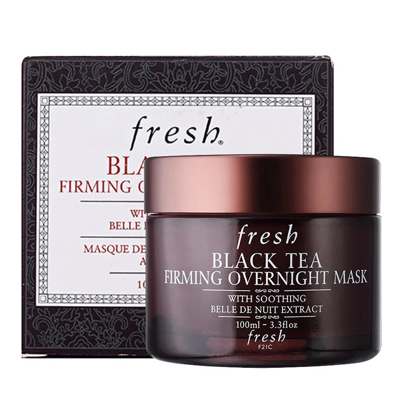 法国馥蕾诗(Fresh)黑红茶塑颜紧致睡眠面膜100ml 滋润肌肤 补水修护 商品