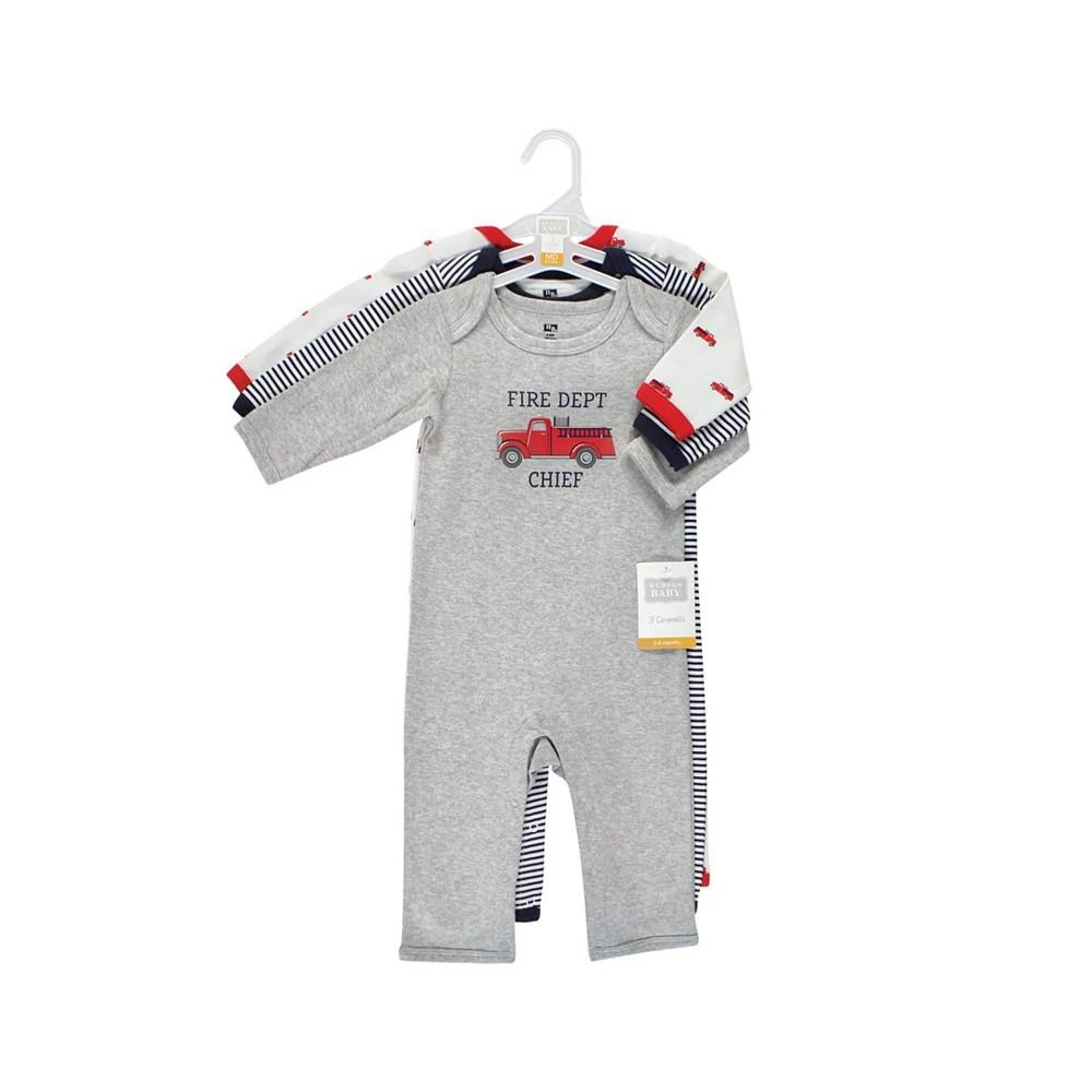 商品Hudson|Baby Boys Cotton Coveralls, Pack of 3,价格¥166,第2张图片详细描述