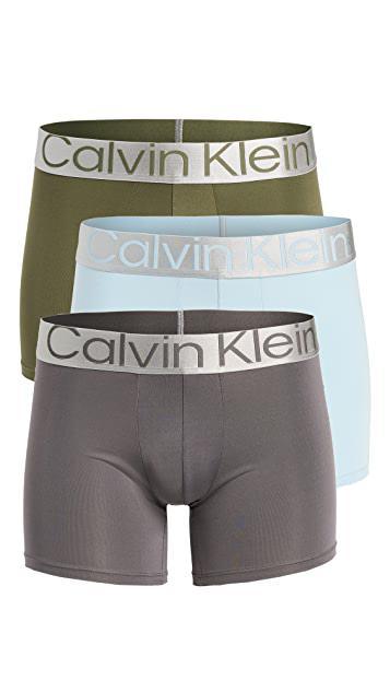 商品Calvin Klein|3 Pack Steel Micro 平角短裤,价格¥470,第7张图片详细描述