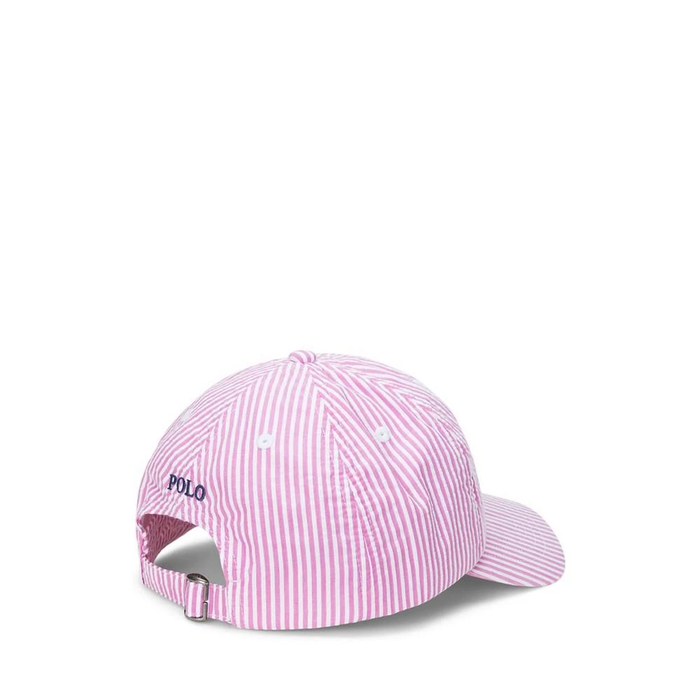 商品Ralph Lauren|Big Boys Cotton Seersucker Ball Cap,价格¥85,第2张图片详细描述