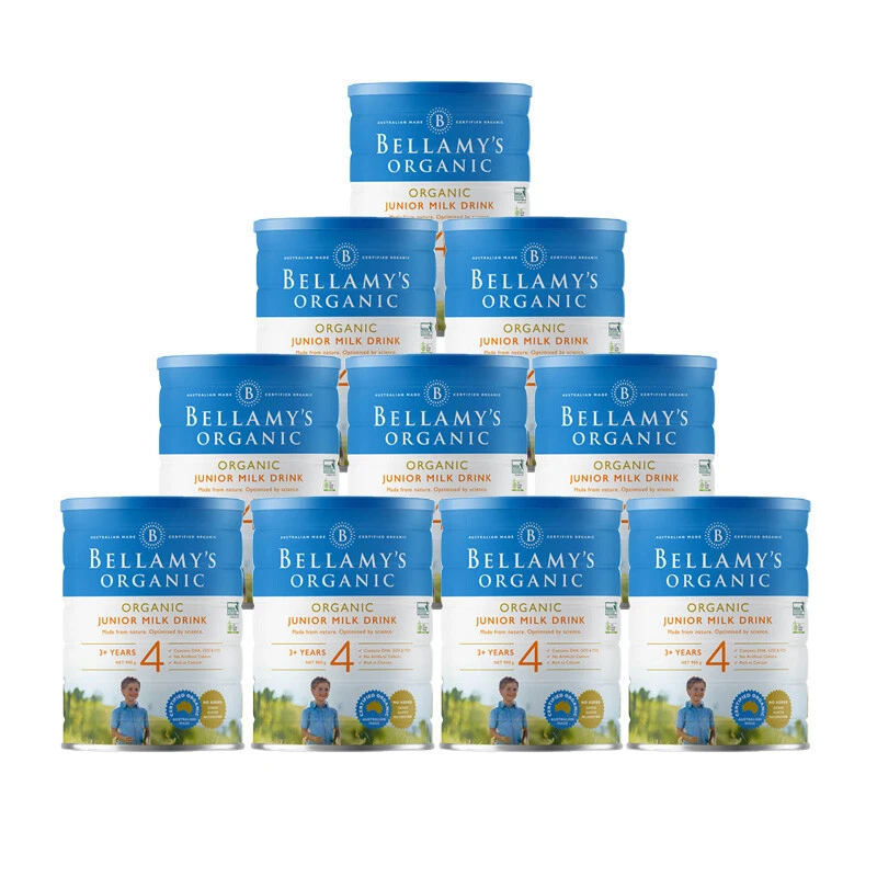 Bellamys Organic贝拉米4段（3岁以上）有机婴儿奶粉900g/罐 新旧版本随机发（保税仓发货）（预售3个工作日内发货） 商品