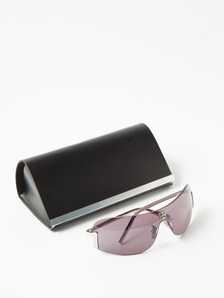 4G shield metal sunglasses商品第5张图片规格展示