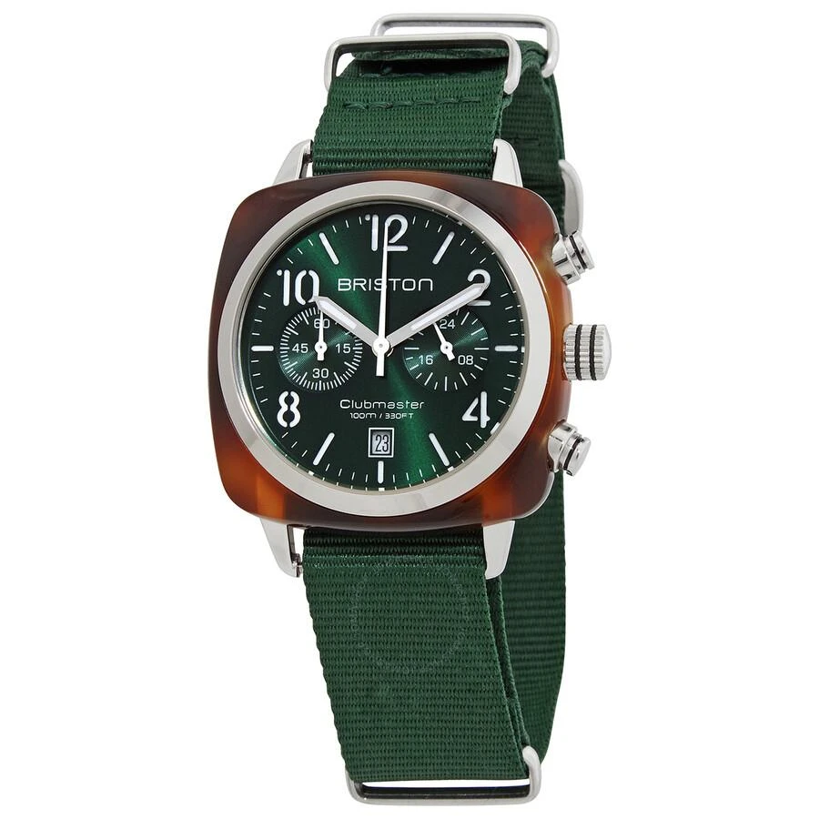 商品Briston|Clubmaster Classic Chronograph Quartz Men's Watch 15140.SA.T.10.NBG,价格¥738,第1张图片