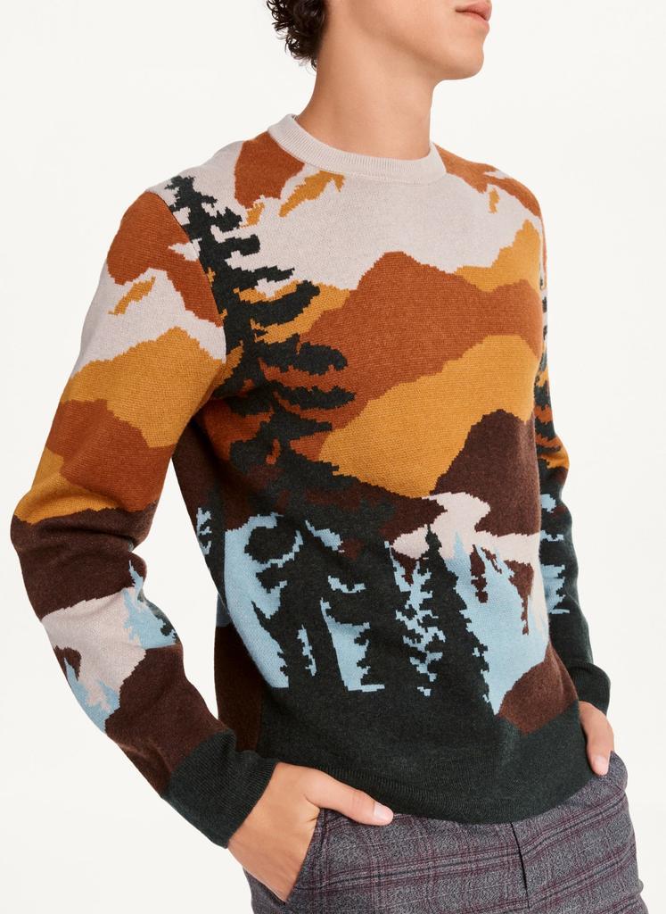 商品DKNY|Landscape Crewneck Sweater,价格¥1041,第5张图片详细描述