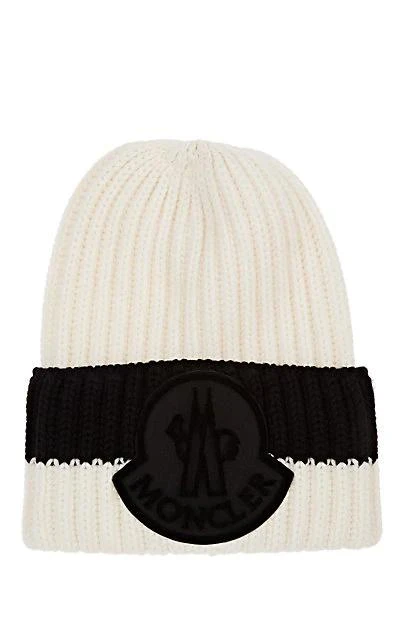 商品Moncler|Logo Patch Wool Beanie,价格¥2032,第1张图片