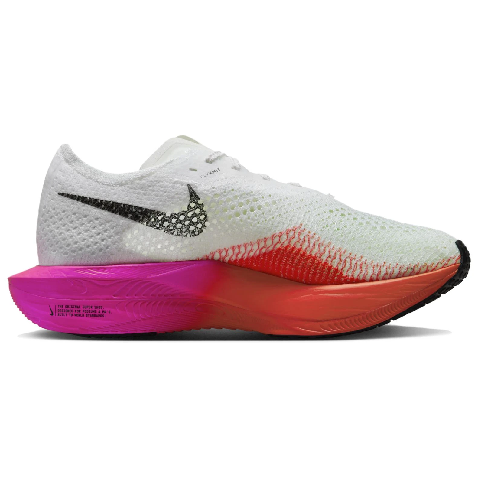商品[国内直发] NIKE|ZoomX Vaporfly Next% 3 舒适百搭 低帮 马拉松跑步鞋 女款 粉白 2024,价格¥948,第3张图片详细描述