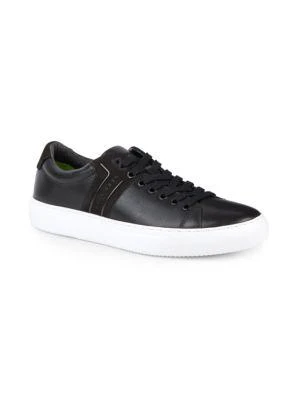 商品Hugo Boss|Enlight Leather Tennis Runners,价格¥1089,第2张图片详细描述