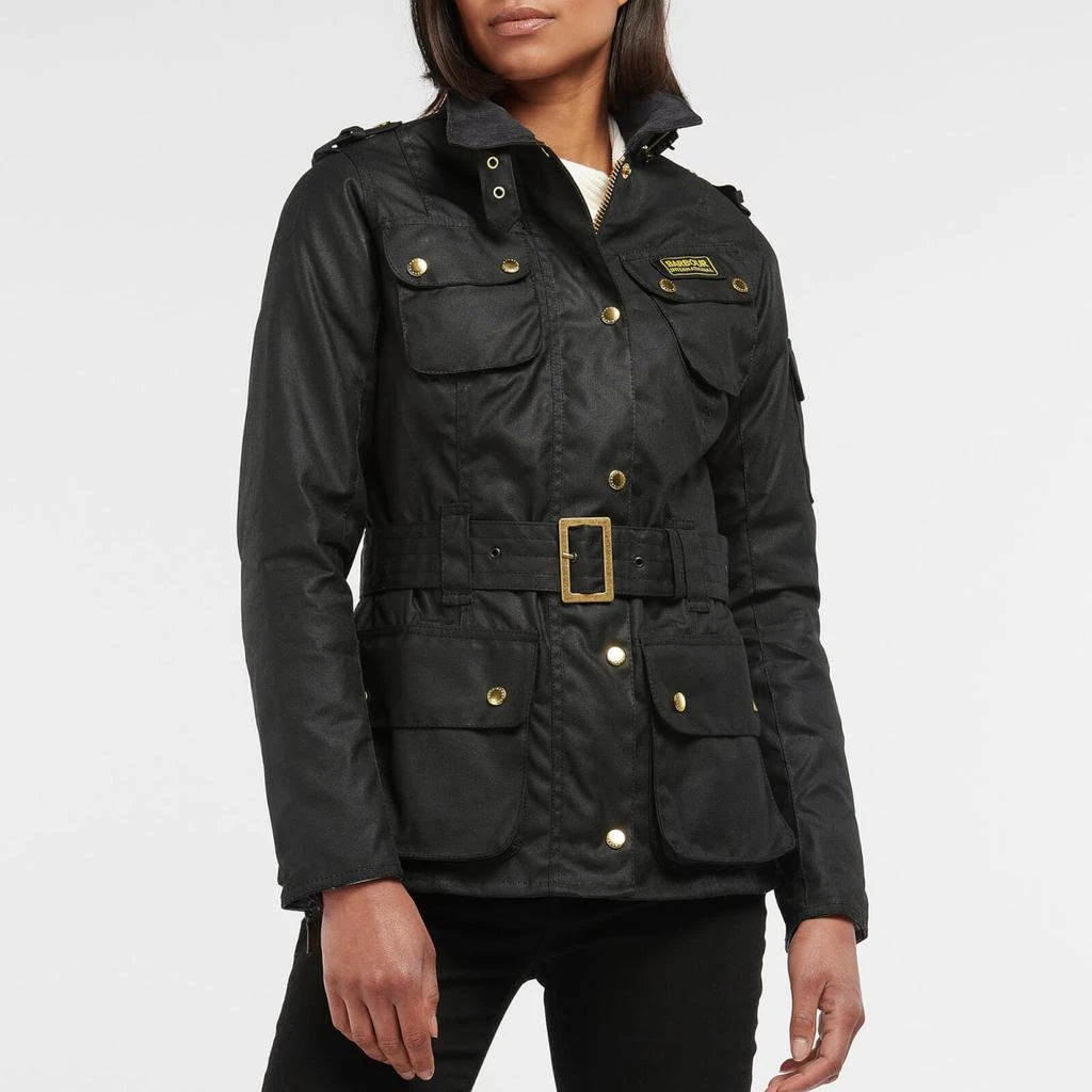 商品Barbour|Barbour International Waxed Cotton Jacket,价格¥2832,第1张图片