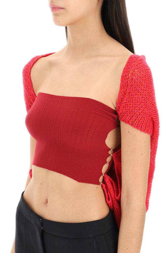 Rui tube top with cashmere shawl商品第4张图片规格展示