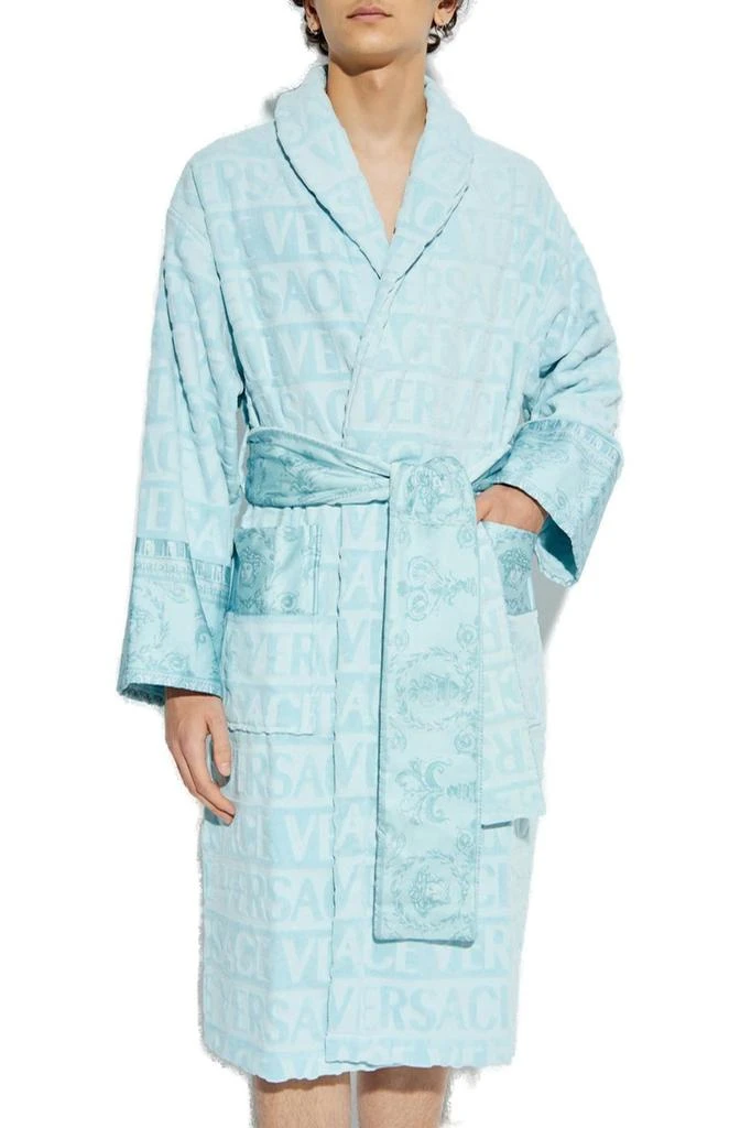 商品Versace|Versace I Love Baroque Belted Bathrobe,价格¥2600,第2张图片详细描述