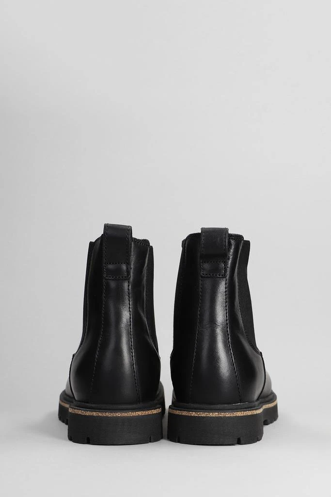 商品Birkenstock|Highwood Combat Boots In Black Leather,价格¥1685,第4张图片详�细描述