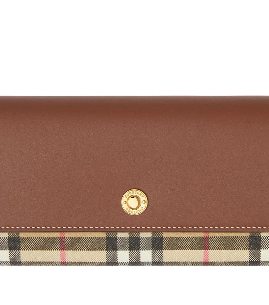 商品Burberry|Vintage Check Continental Wallet,价格¥4499,第5张图片详细描述