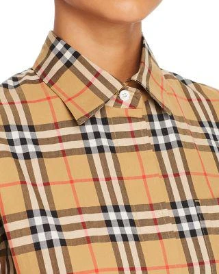 商品Burberry|Isotto Plaid 衬衫裙,价格¥3375,第3张图片详细描述