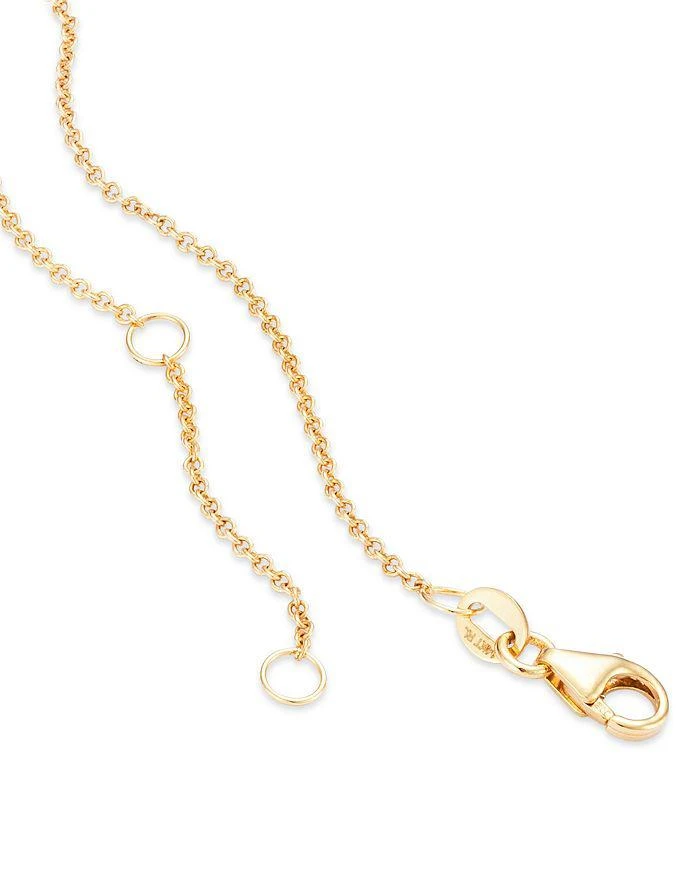 商品Bloomingdale's|Ribbed Slider Pendant Necklace in 14K Yellow Gold, 18"  ,价格¥2457,第4张图片详细描述