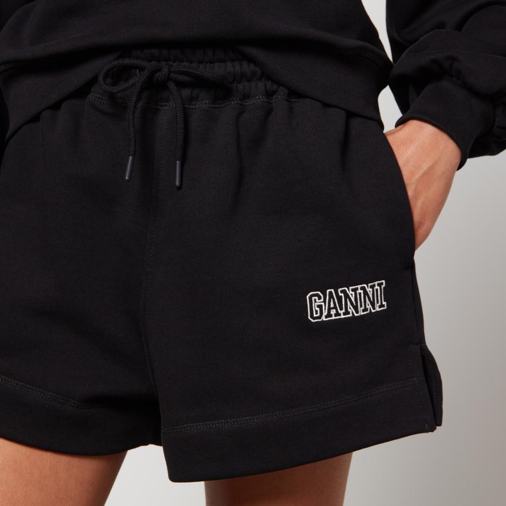 Ganni Women's Isoli Shorts - Black商品第4张图片规格展示