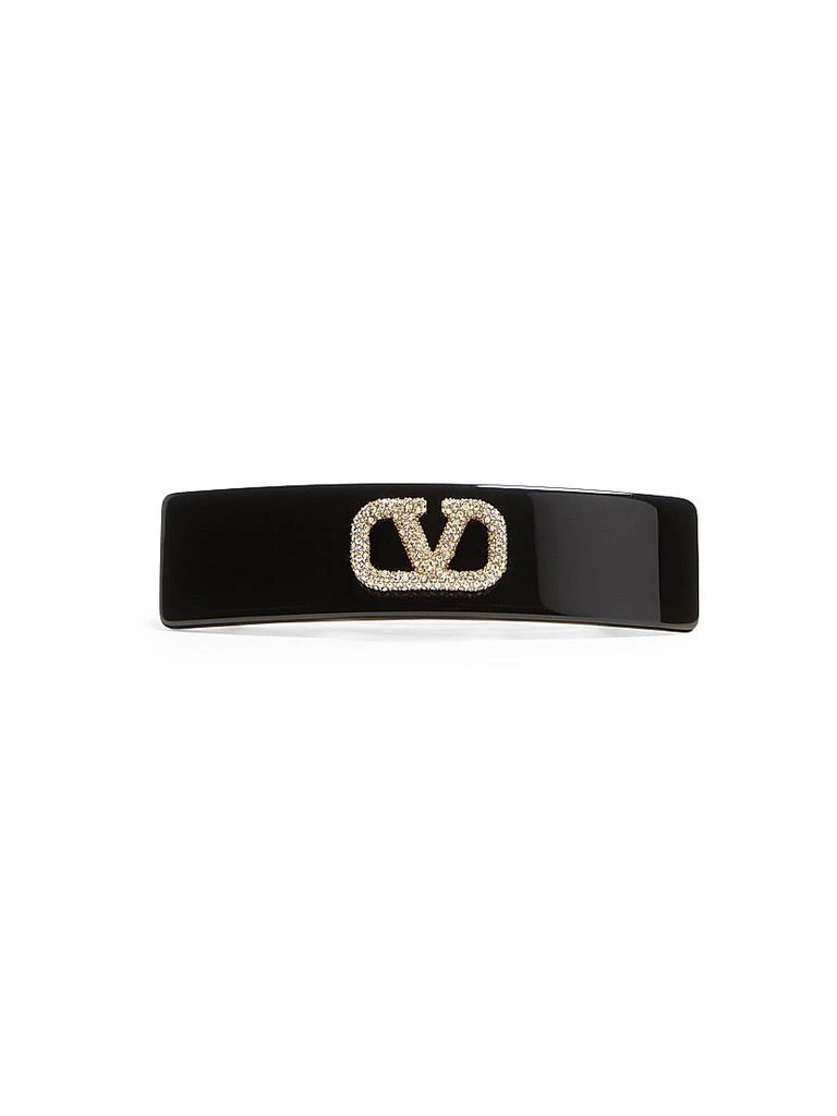 商品Valentino|VLogo Signature Metal and Resin Hair Clip,价格¥4365,第1张图片