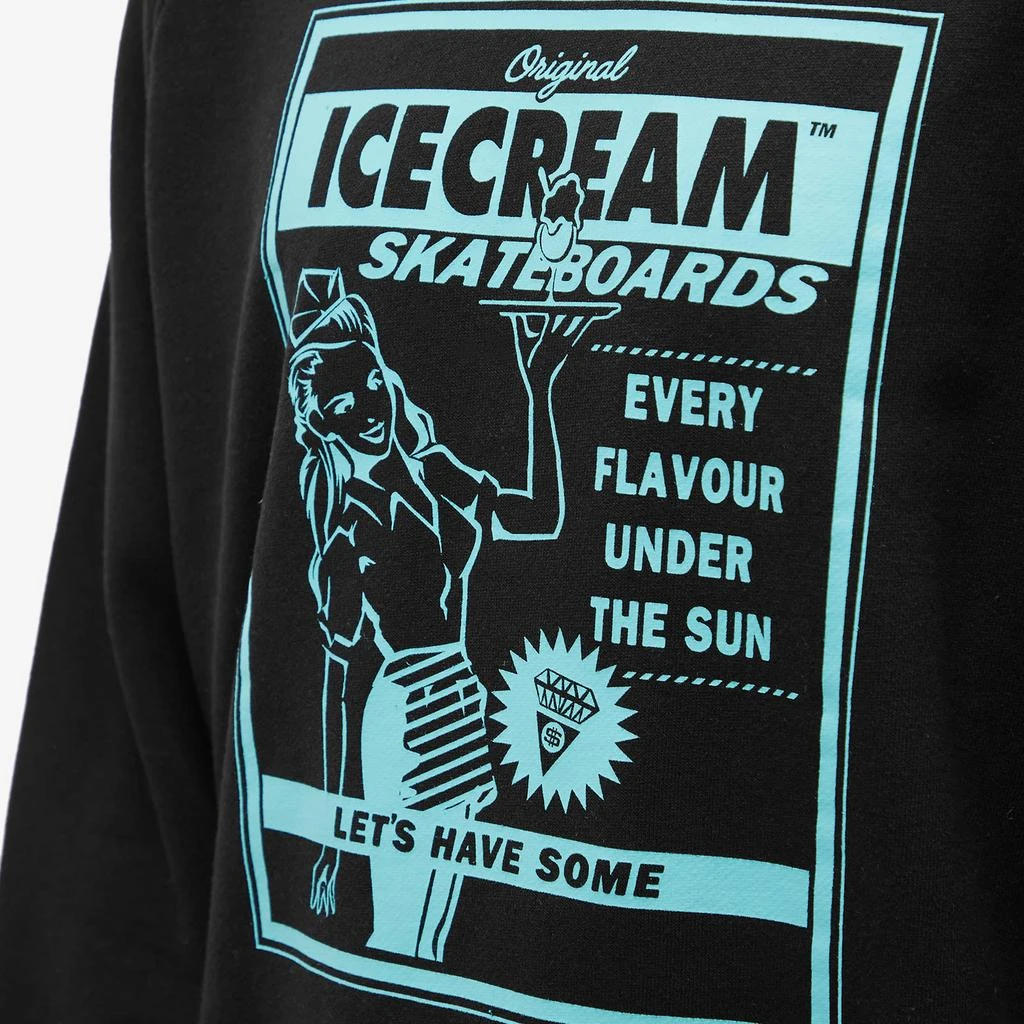 商品Icecream|ICECREAM Magazine Ad Crew Sweat,价格¥352,第5张图片详细描述