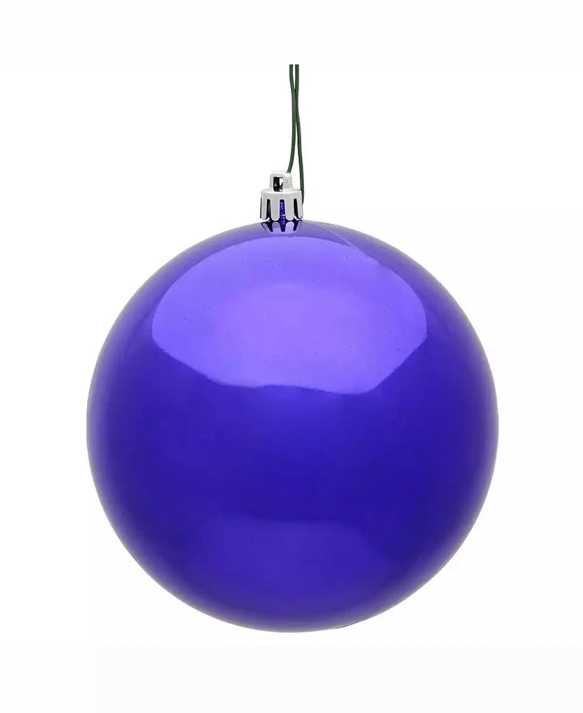 商品Vickerman|2.4" Purple Shiny Uv Treated Ball Christmas Ornament,价格¥389,第1张图片