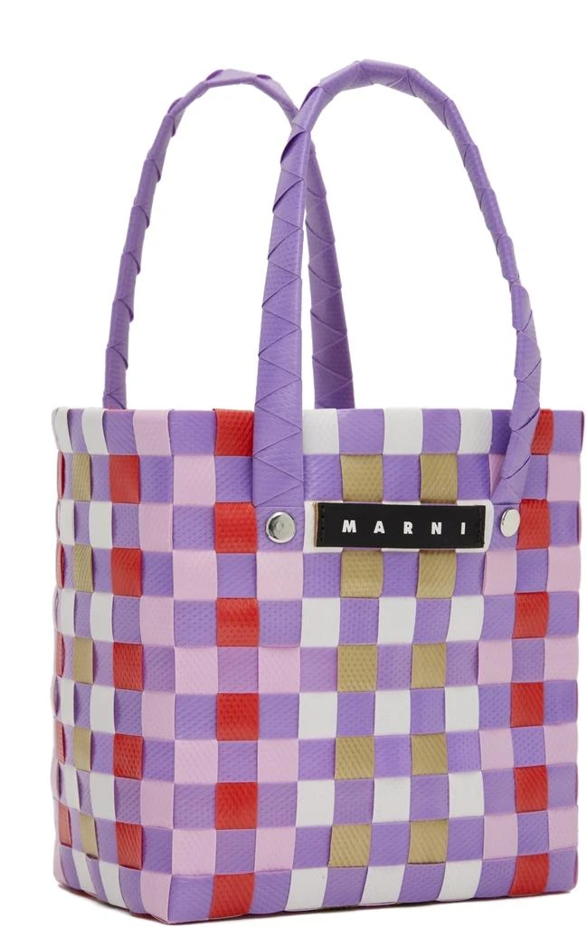 商品Marni|Kids Purple Micro Basket Tote,价格¥863,第2张图片详细描述