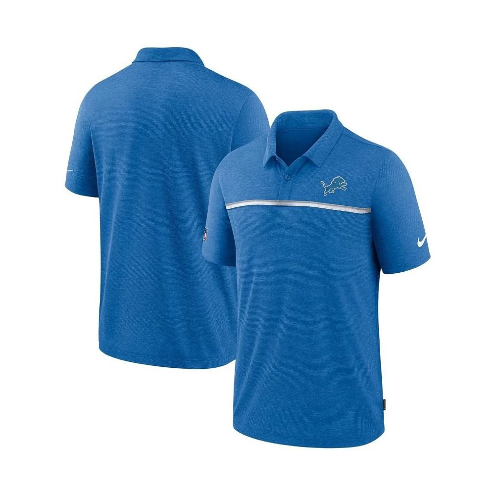 商品NIKE|Men's Blue Detroit Lions Sideline Early Season Team Performance Polo Shirt,价格¥458,第1张图片