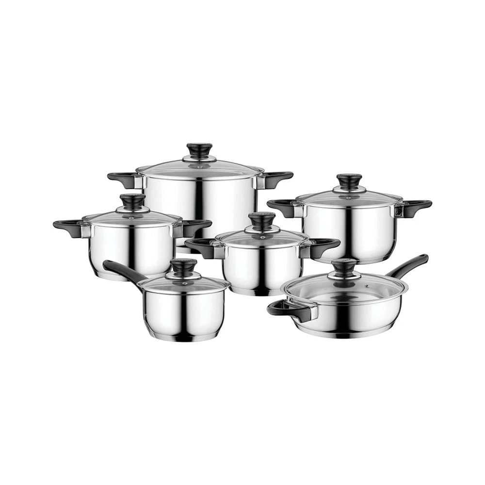 商品BergHOFF|Essentials Gourmet Cookware Set with Handles, 12 Pieces,价格¥1860,第1张图片