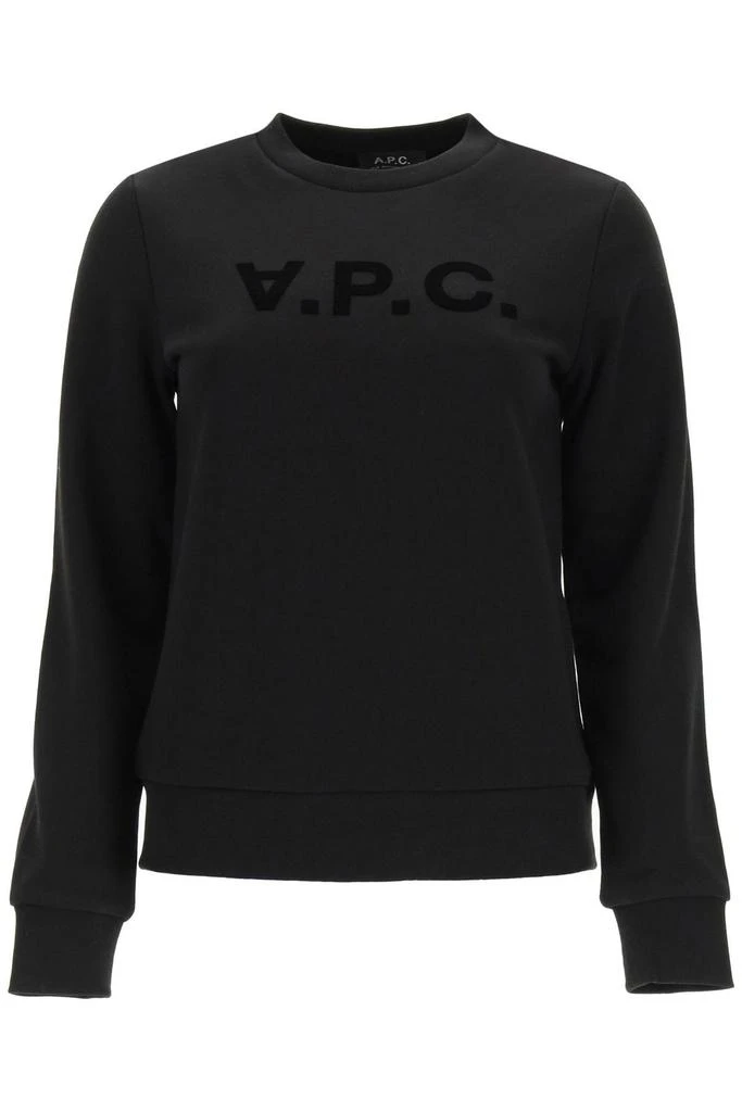 商品A.P.C.|V.P.C. FLOCK LOGO SWEATSHIRT,价格¥508,第1张图片