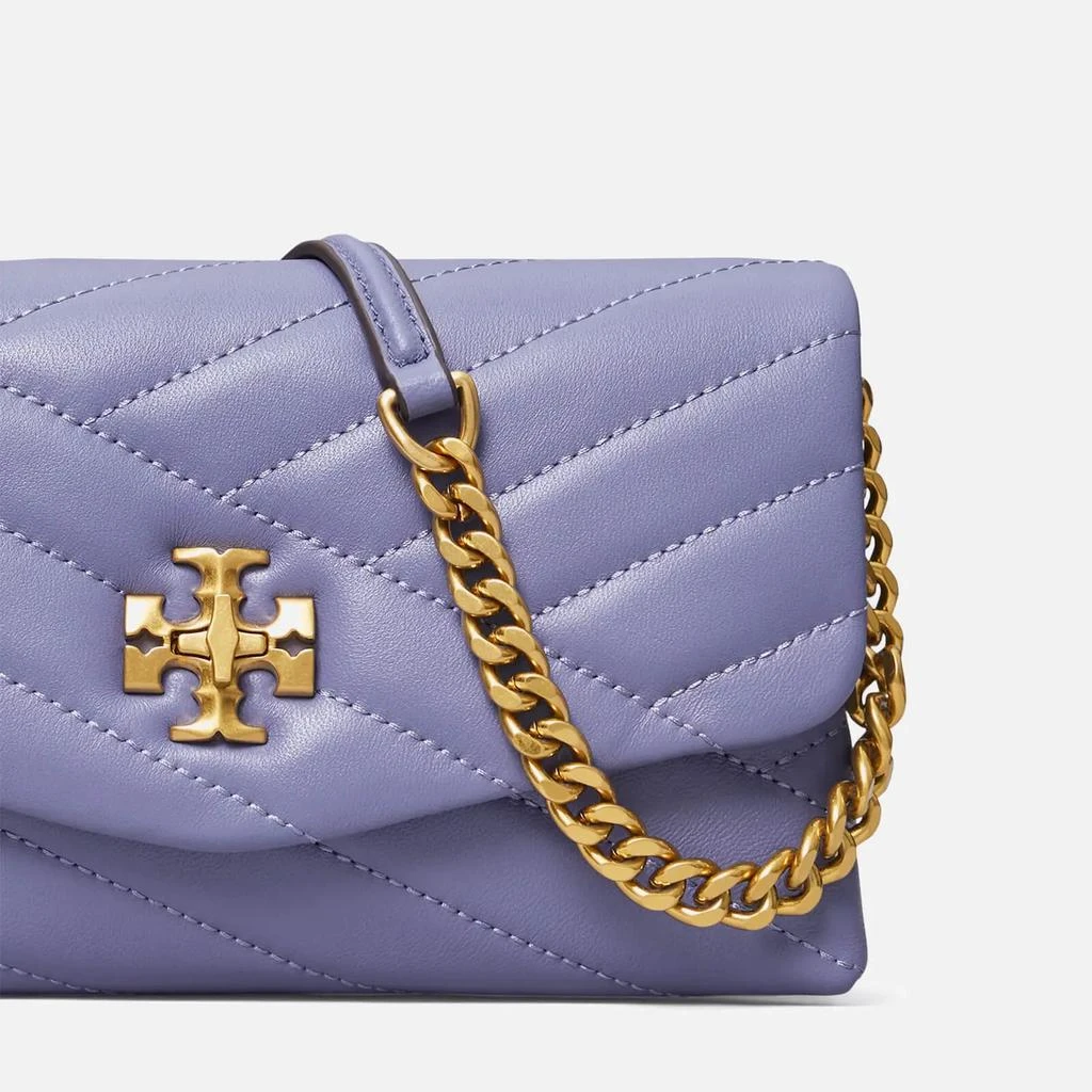 商品Tory Burch|Tory Burch Women's Kira Chevron Chain Wallet - Dark Lotus,价格¥3051,第3张图片详细描述
