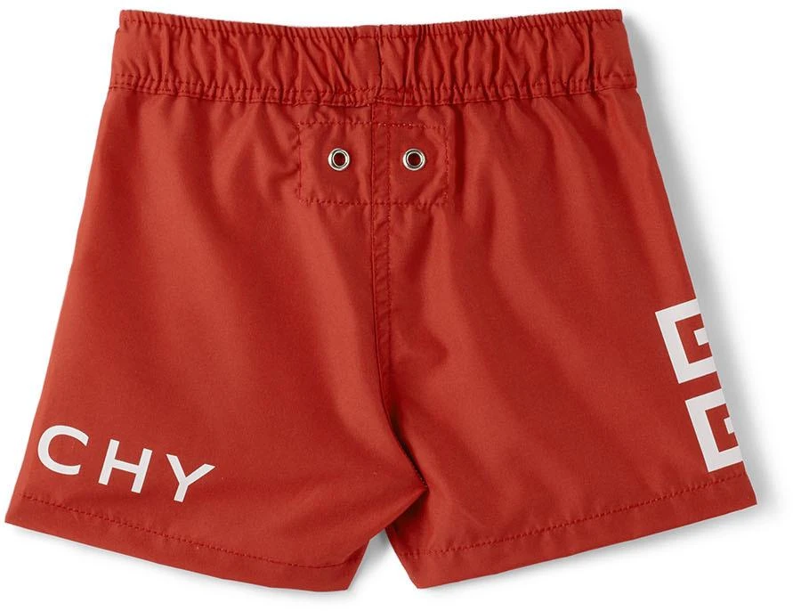 商品Givenchy|Baby Red Logo Swim Shorts,价格¥754,第2张图片详细描述