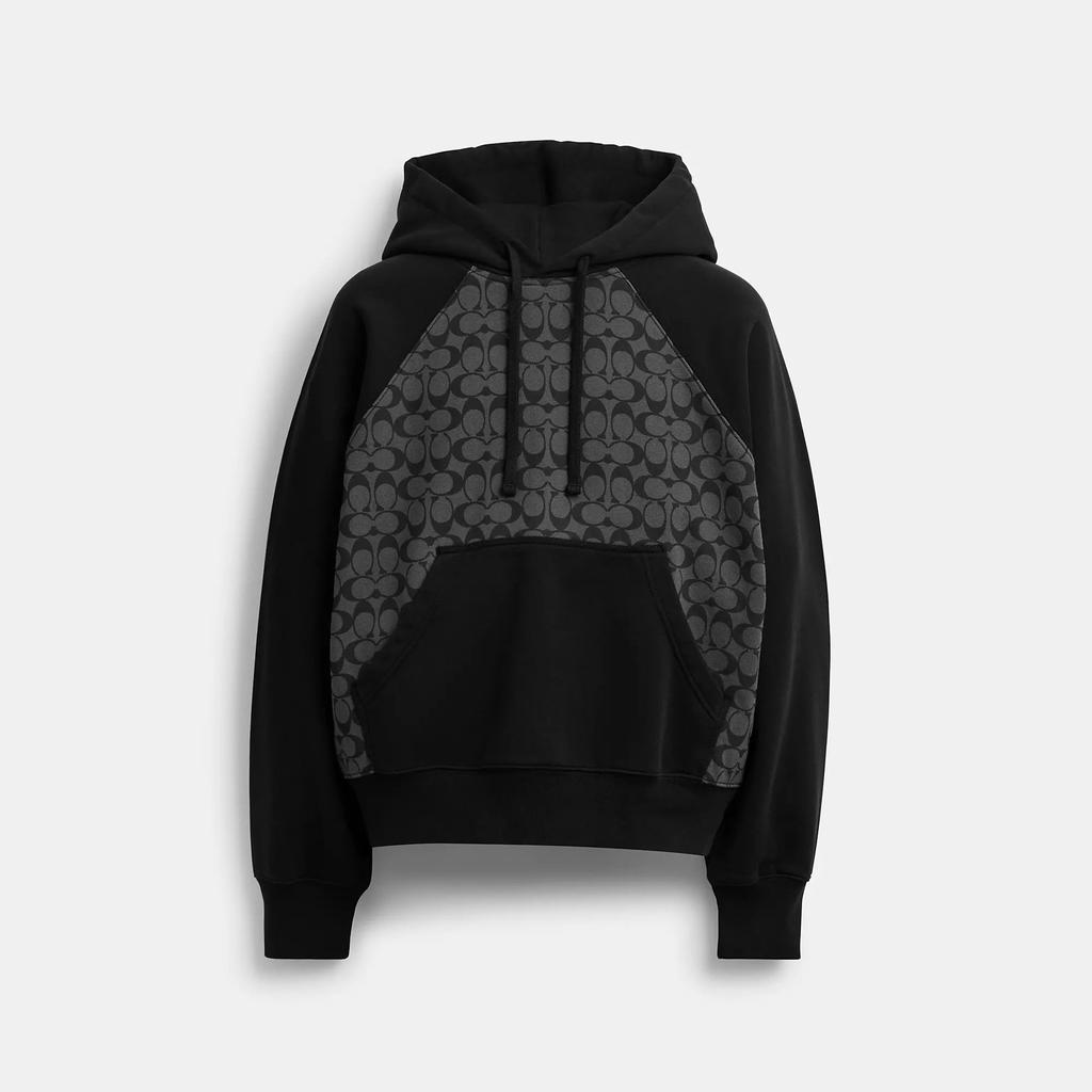 【Coach】Oversized Signature Crest Hoodie ◆国内発送◆ f4829888-391d-3097-b224-
