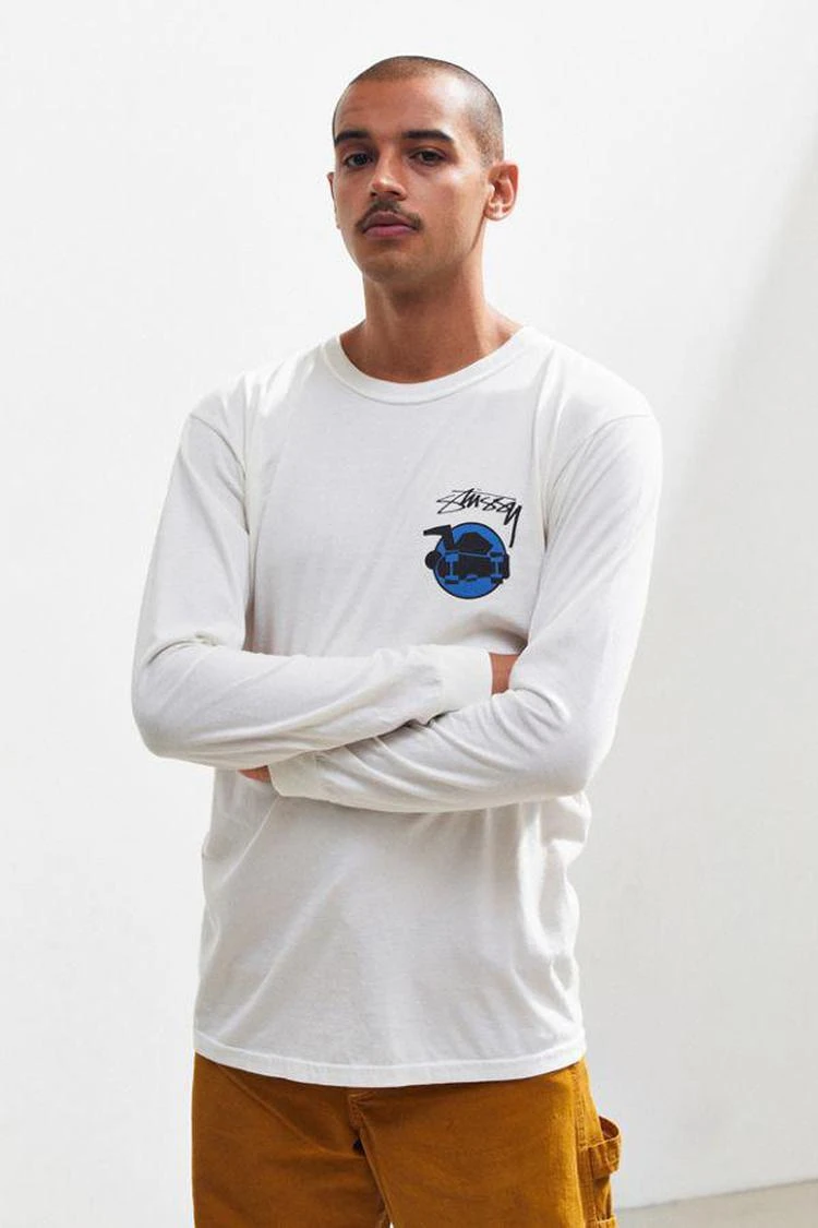 商品STUSSY|Stussy Skateman Long Sleeve Tee,价格¥333,第2张图片详细描述